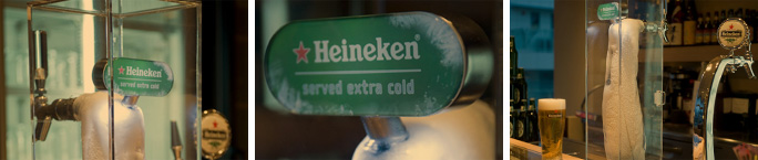 Heineken extra cold